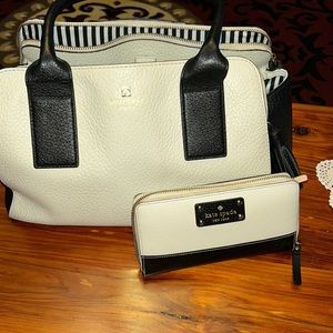 Kate Spade ♠️ Lydia satchel and wallet. Great condition